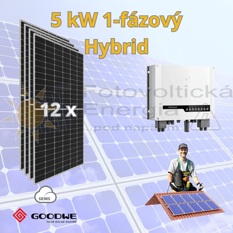 7. - 5 kW 1-fázový Hybrid